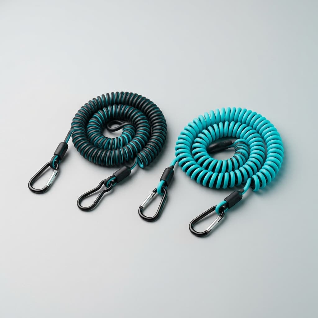 Anti-Drop Coil Tether Duo — Catch it before it hits the ground.